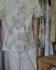 Eco-Printed Vintage L. L. Bean Cotton Tee