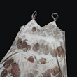 Eco-Printed Vintage Winter Silks Silk Slip Dress