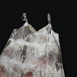 Eco-Printed Vintage Winter Silks Silk Slip Dress