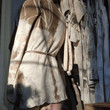 Eco-Printed Vintage Dalton's Virgin Cashmere Tie Sweater-Sweater-Rune Root