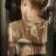 Eco-Printed Vintage L. L. Bean Sleeveless Knit Wool Top-Sweater-Rune Root